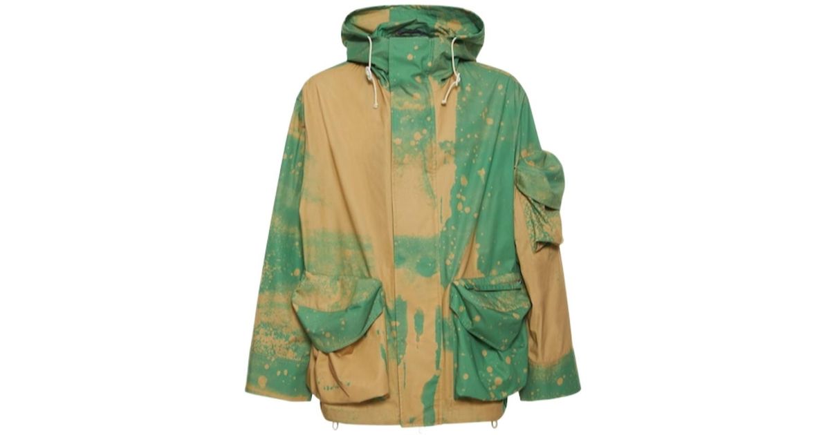 OAMC Cove Hooded Casual Jacket in Green for Men | Lyst