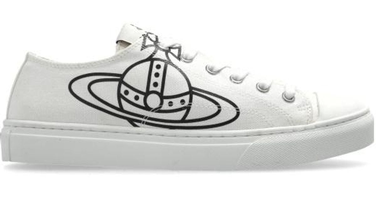 Vivienne Westwood Lace-Up Sneakers in White | Lyst UK