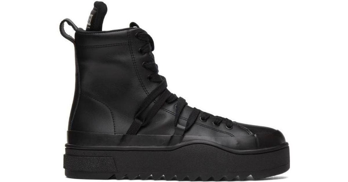 靴 14aw Diesel leather insole high sneaker 14aw Diesel leather insole high sneaker
