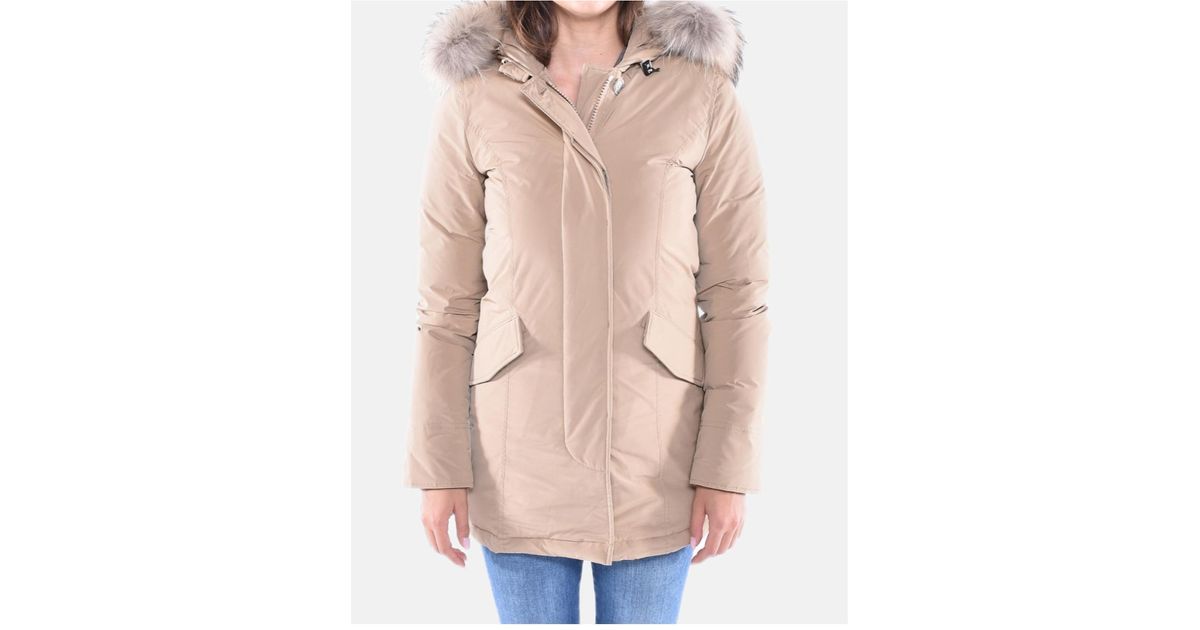 Woolrich Luxury Arctic Raccoon Parka in Natural | Lyst