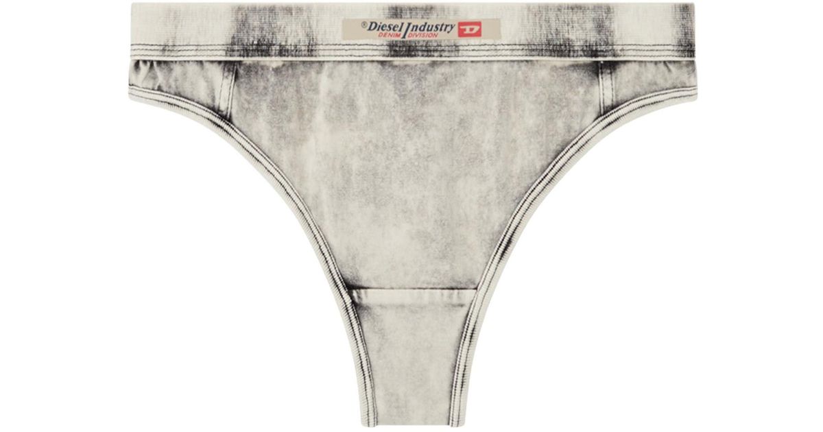 【関税&送料込】Diesel Clodia-Dnm Briefs Women's Briefs in denim-effect jersey | Black | Diesel