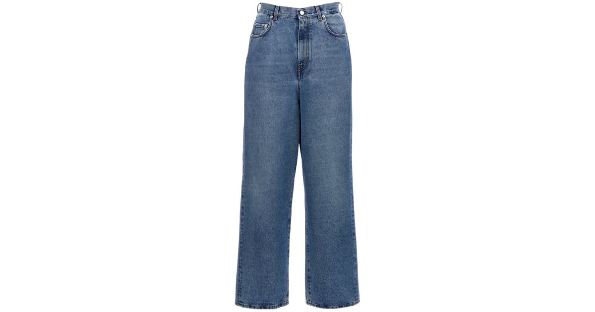 Séfr Sfr Disco Cut Relaxed Fit Jeans in Blue for Men | Lyst