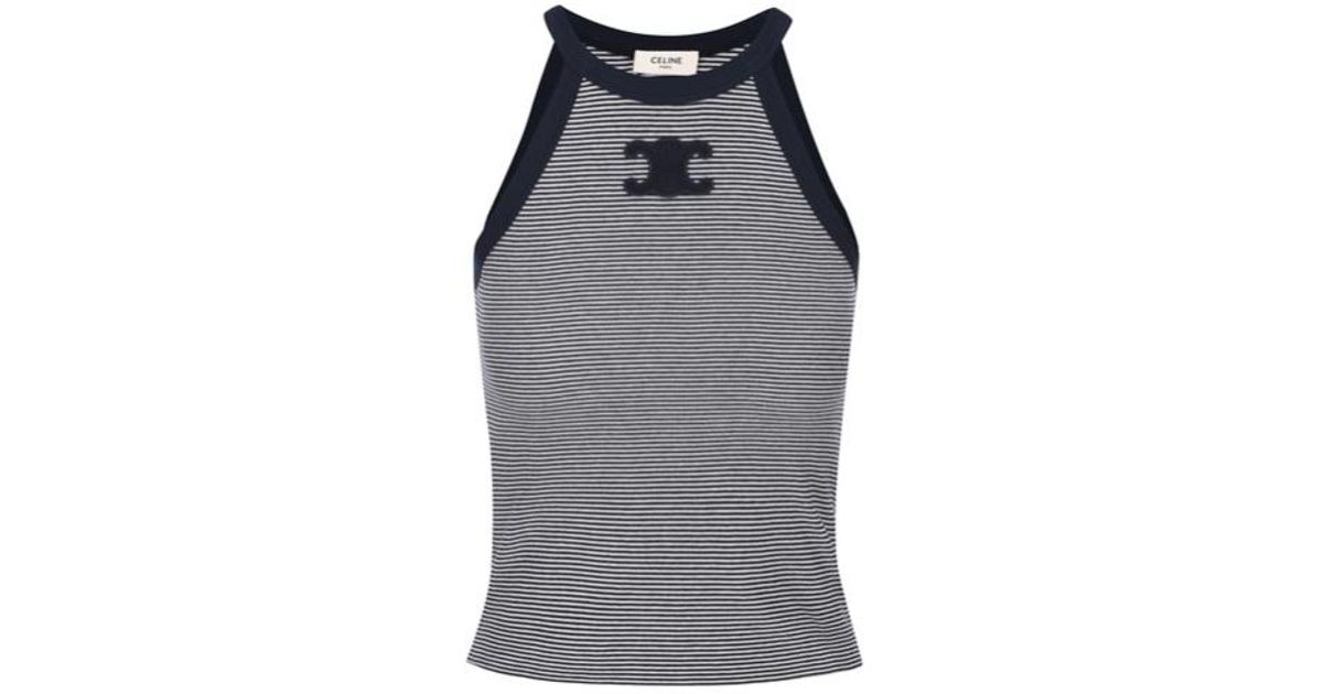 Old Celine Pattern Sleeveless Top★セカンドハンド Old Celine Pattern Sleeveless Top☆セカンドハンド (CELINE/T
