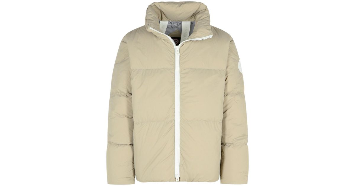 Lawrence Zip Canada Goose Lawrence Zip-Up Down Jacket in Natural for Men | Lyst