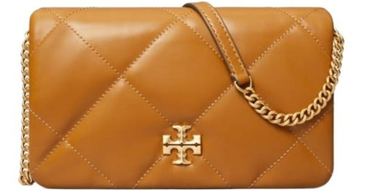 Kira Diamond Quilt Chain Clutch