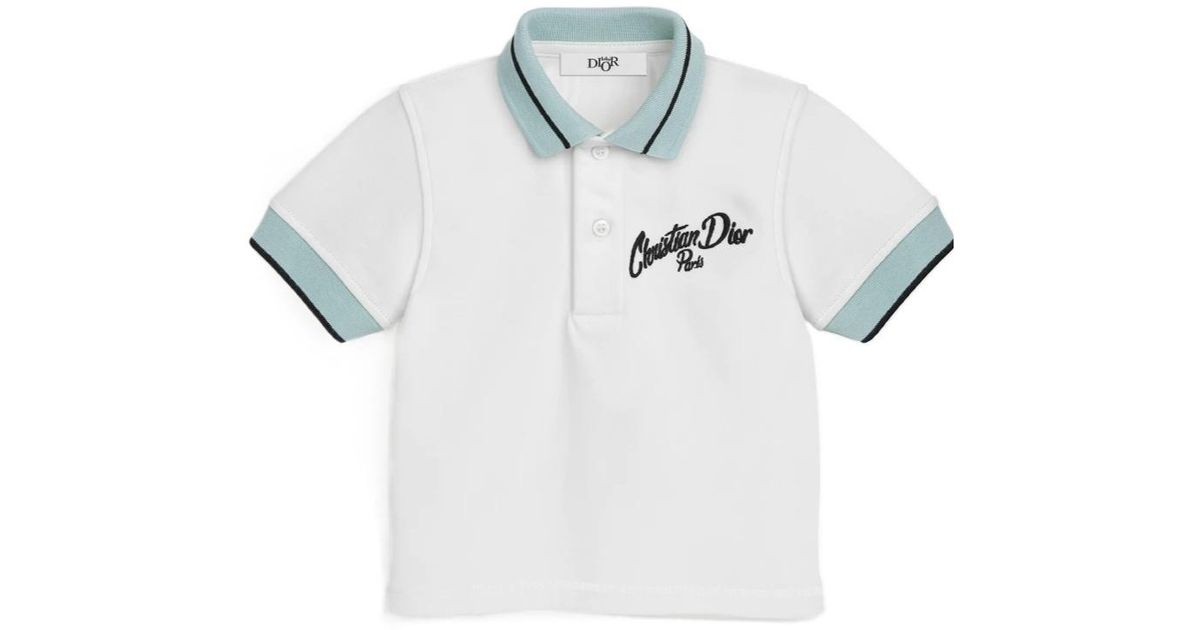 Dior Baby Polo Shirt in Gray | Lyst