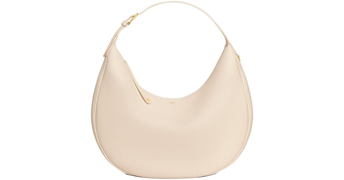 Celine Large Lulu in White | Lyst