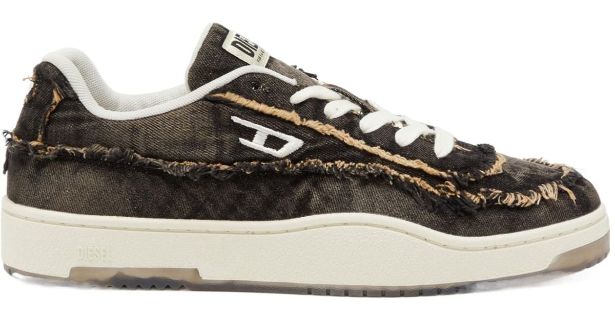 diesel-s-tracker-d-low-top-sneakers-in-black-for-men-lyst
