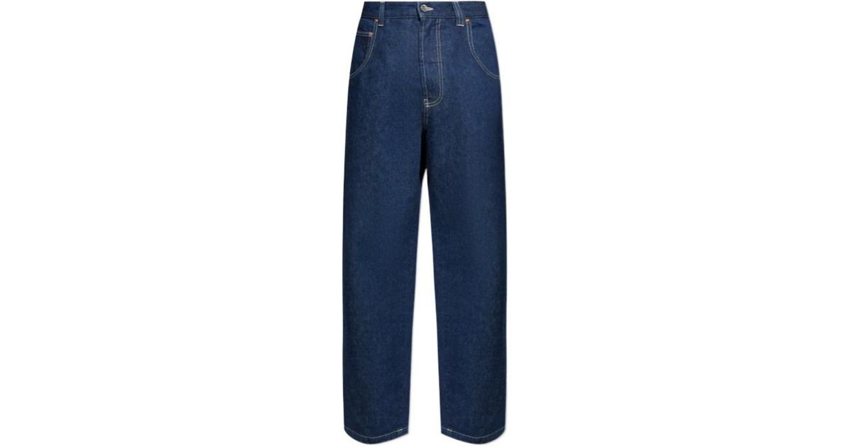 Demin Loop Vetements Belt Loop Denim Trousers in Blue for Men | Lyst