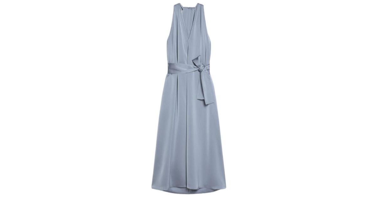 i blues dresses iBlues Satin Dress in Blue Prom dresses