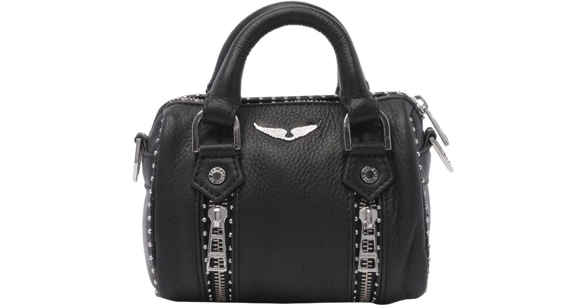 Zadig &amp; Voltaire Nano Mini Tote Bag in Black | Lyst