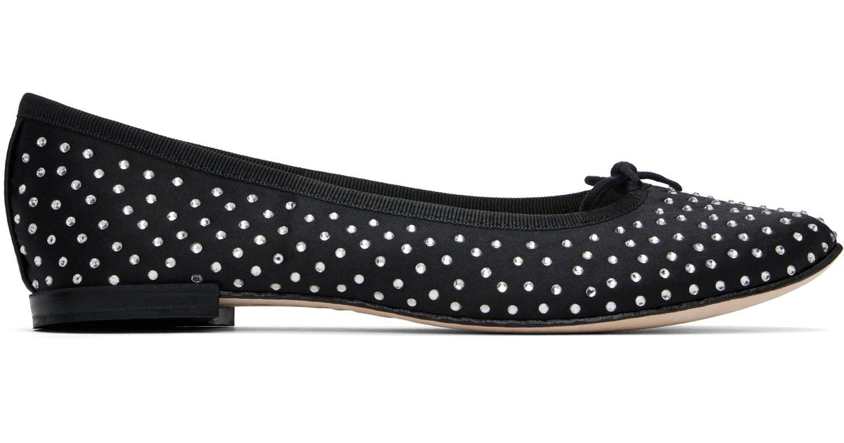 Repetto High Cendrillon Ballerina Flats in Black | Lyst