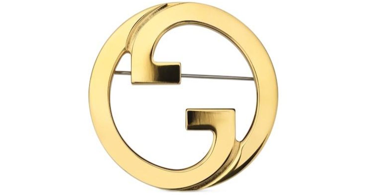 グッチ　ブローチ Gucci Blondie Brooch in Metallic | Lyst