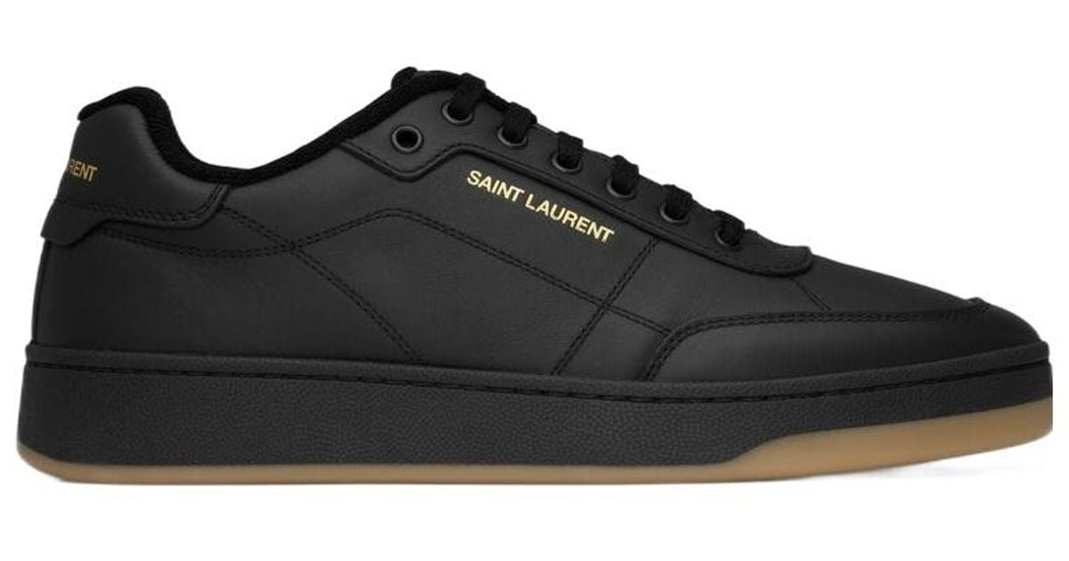 Saint Laurent Sl/61 Lace-Up Sneakers in Black for Men | Lyst