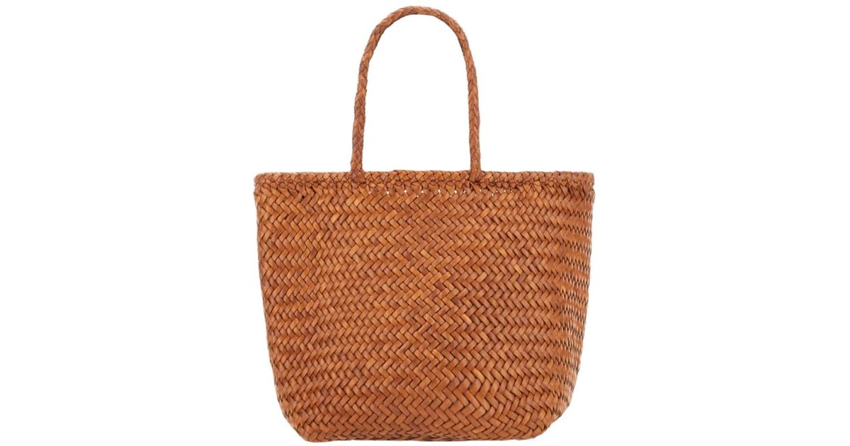 Dragon Diffusion Grace Small Basket Bag in Brown | Lyst