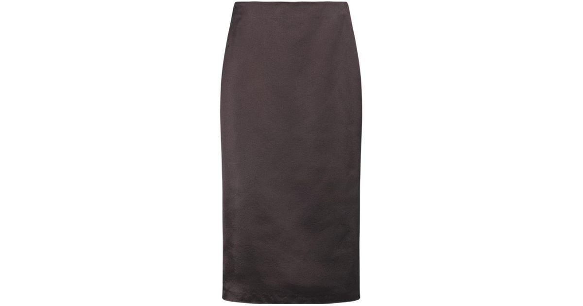The Row Balmira Skirt in Gray | Lyst