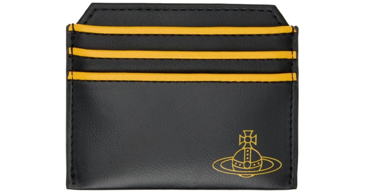 Vivienne Westwood Logo Card Holder in Black for Men | Lyst UK