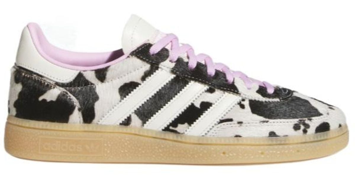 adidas Spezial Mucca Pattern Low-Top Sneakers in Black | Lyst UK