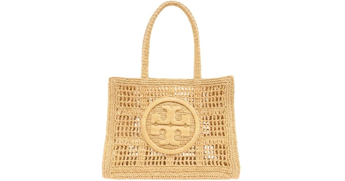 Tory Burch Ella Crochet Tote Bag in Natural Lyst
