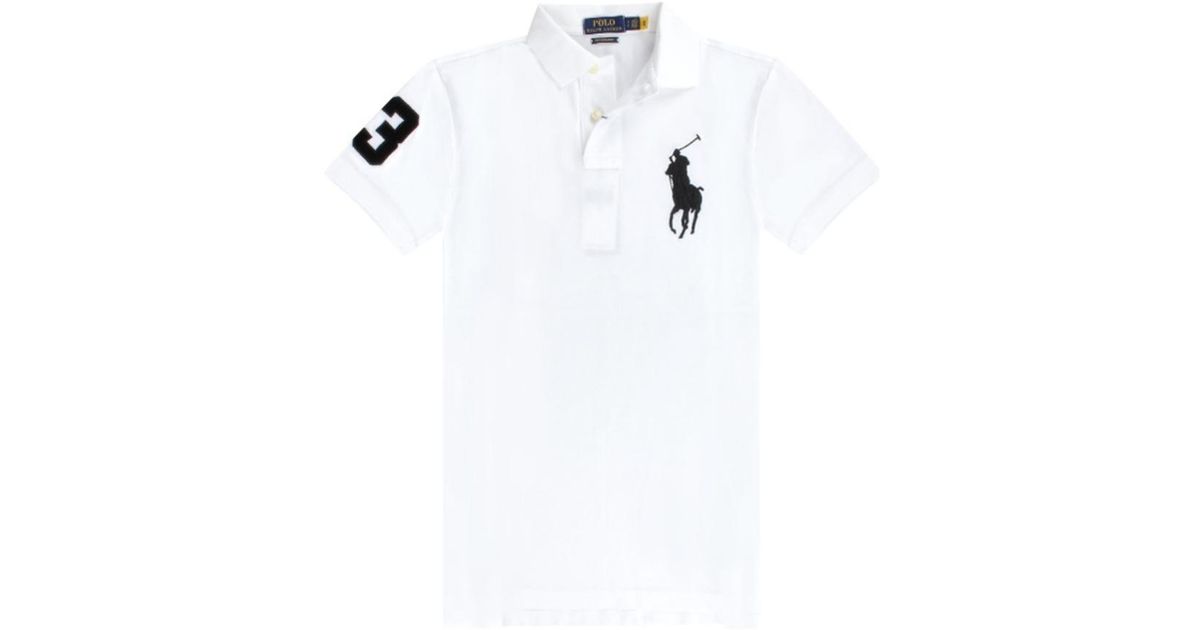 Polo Ralph Lauren Pony Embroidered Polo Shirt in White for Men | Lyst