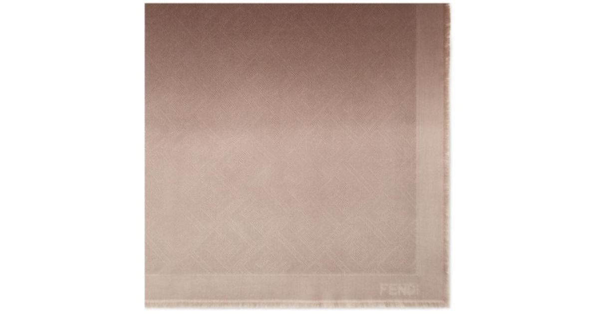 fendi wool shawl