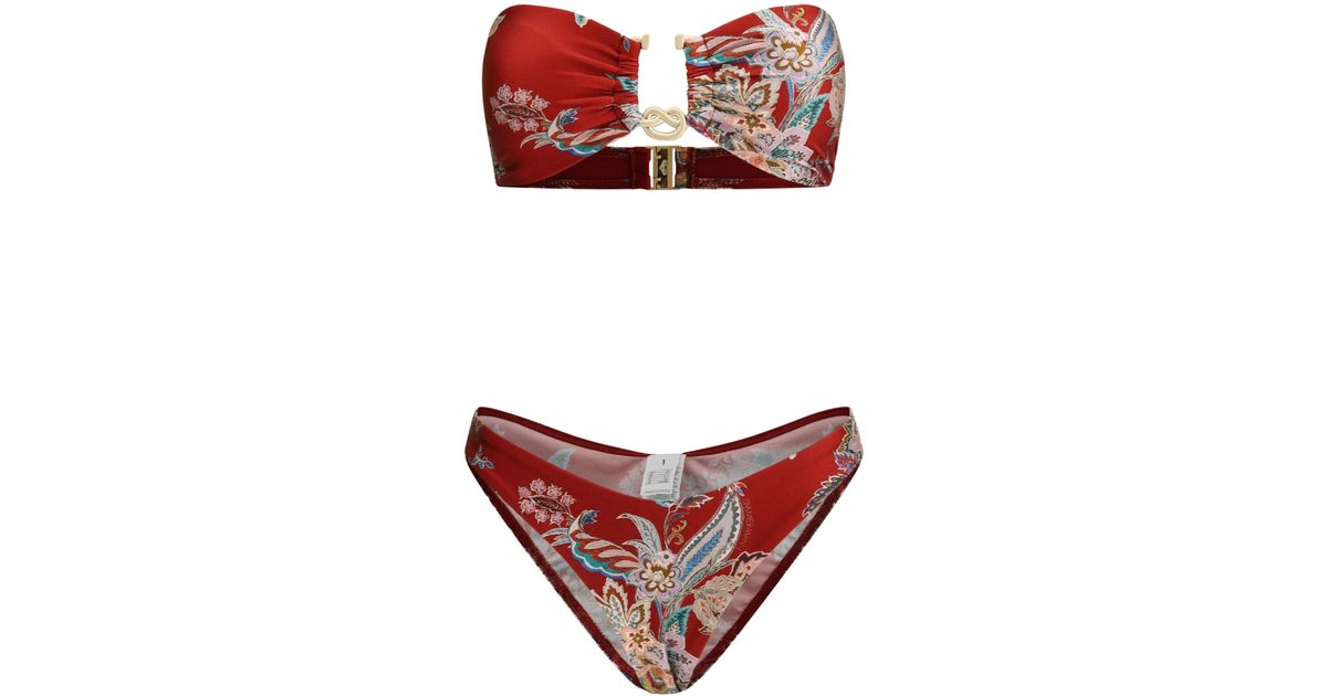 【Zimmermann】RHIANNON KNOT TRIM BIKINI ノット ビキニ Zimmermann Rhiannon Knot Trim Bikini | Saks Fifth Avenue