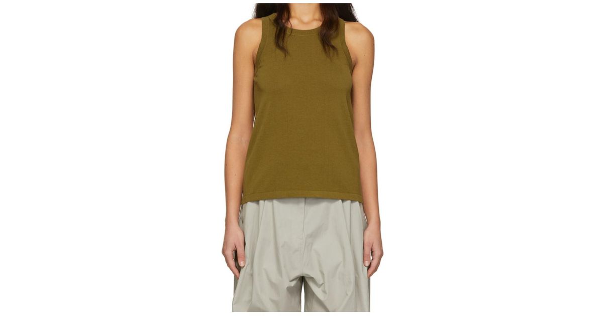 Studio Nicholson Circa Vest in Green | Lyst