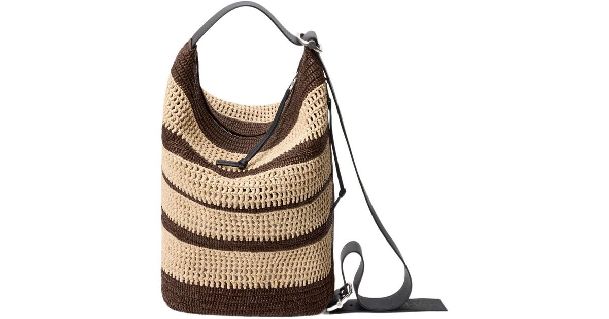 Loewe Loop Loewe Loop Bucket Bag in Brown for Men | Lyst