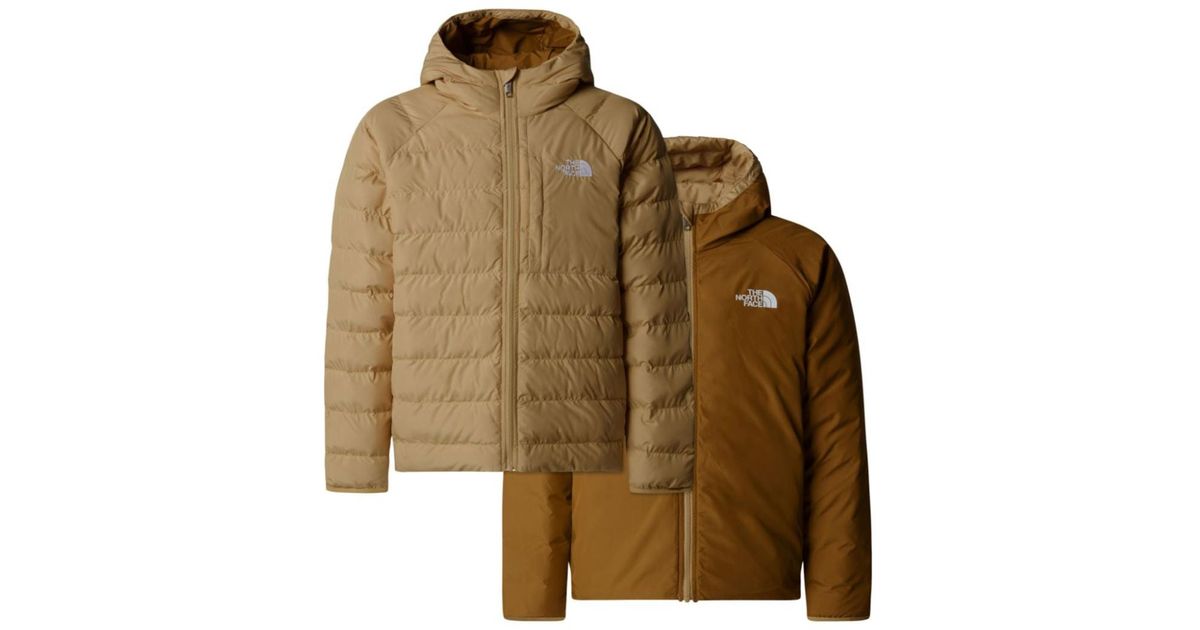 F Naf Jacket Reverable The North Face Reversible Jacket in Brown | Lyst