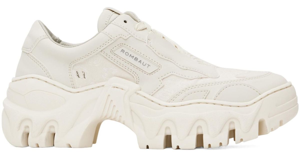 Rombaut Round Toe Sneakers in White | Lyst