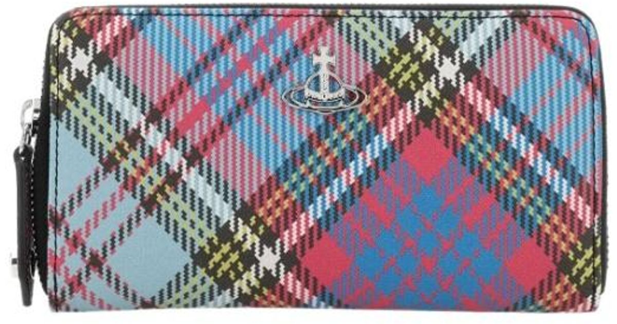 VIVIENNE WESTWOOD Stuart tartan wallet