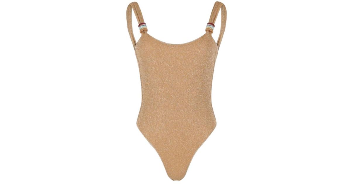 Oséree Oséree One-Piece Swimsuit in Brown | Lyst