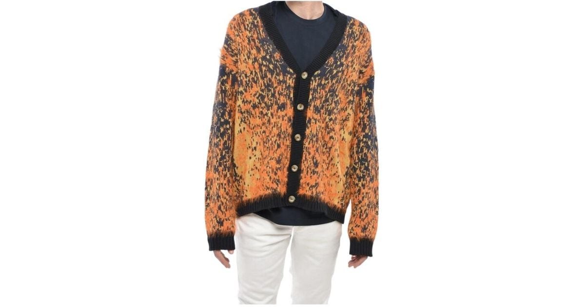 DIESEL Brushed Cardigan for Men | Lyst
