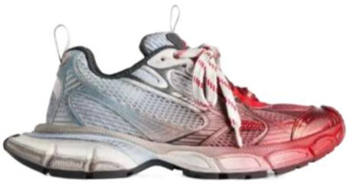 Balenciaga 3Xl Toe Spray Trainers in Pink for Men | Lyst