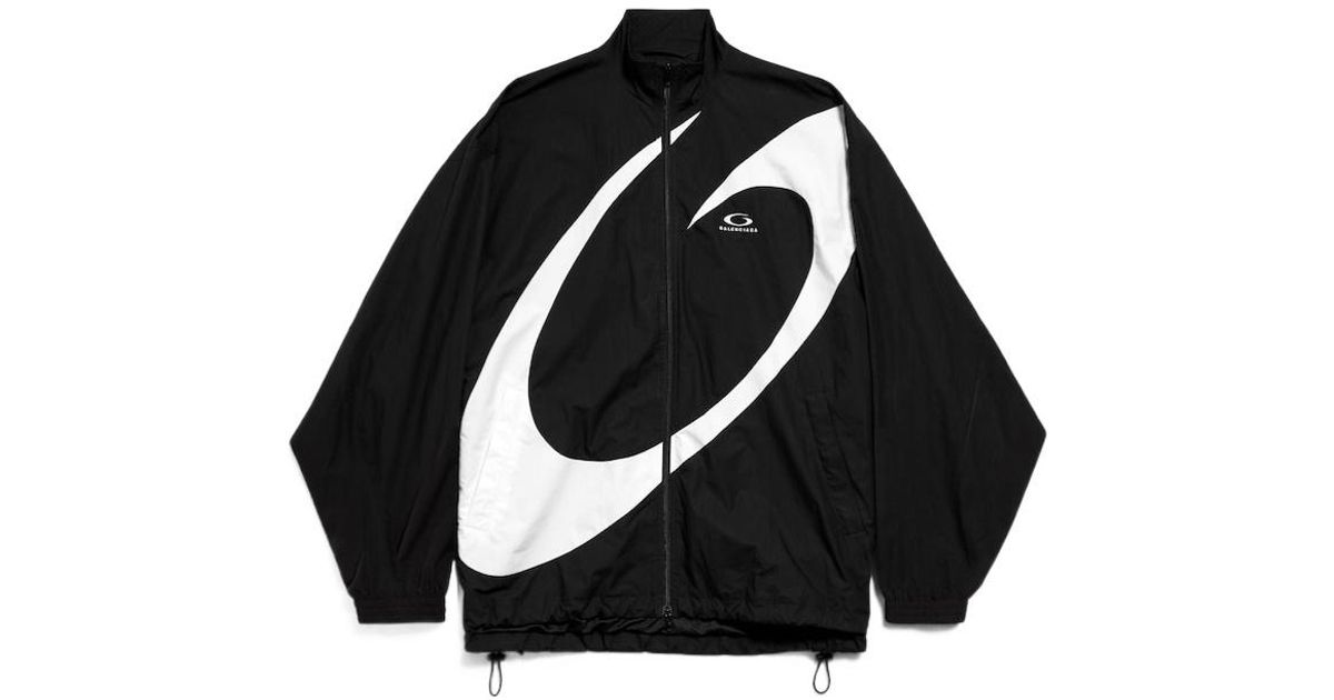 Balenciaga Loop Sports Icon Tracksuit Jacket in Black for Men | Lyst UK