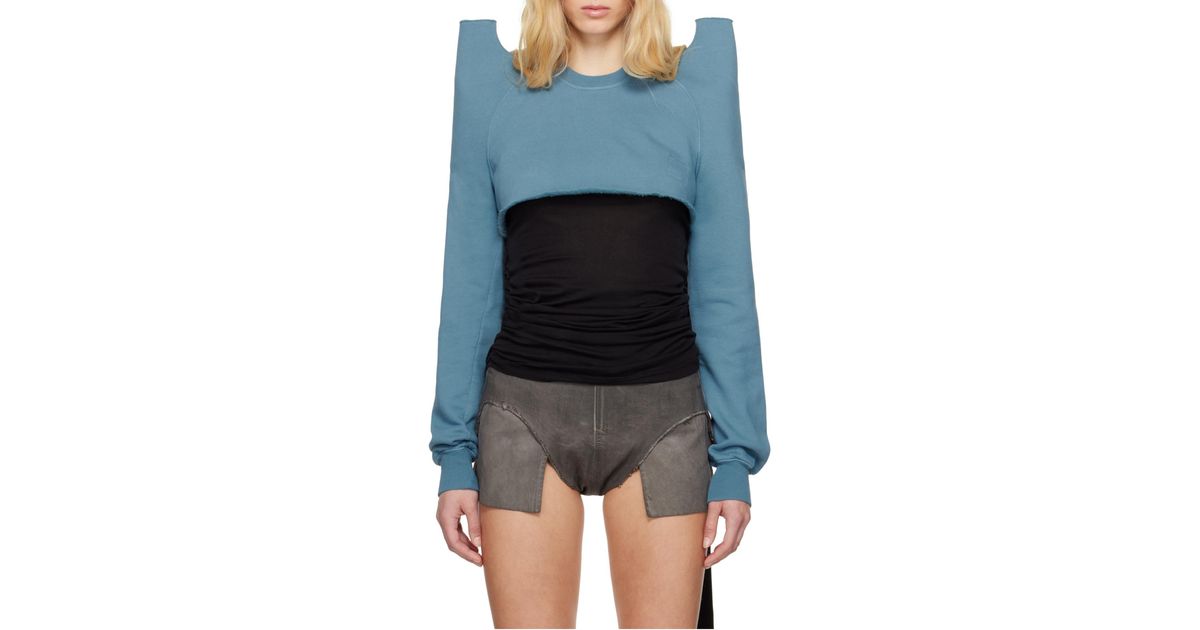 Rick Owens Brown Cotton Sweatshirt