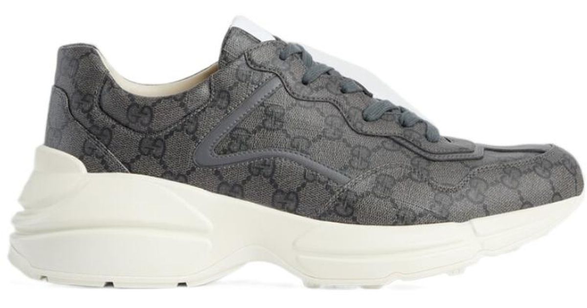 Gucci GG Rhyton Sneaker in Gray for Men | Lyst