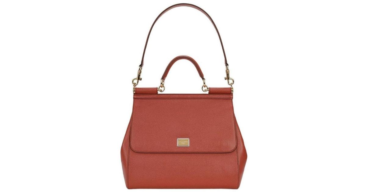 Dolce & Gabbana Logo Details Shoulder Bag in Red for Men | Lyst