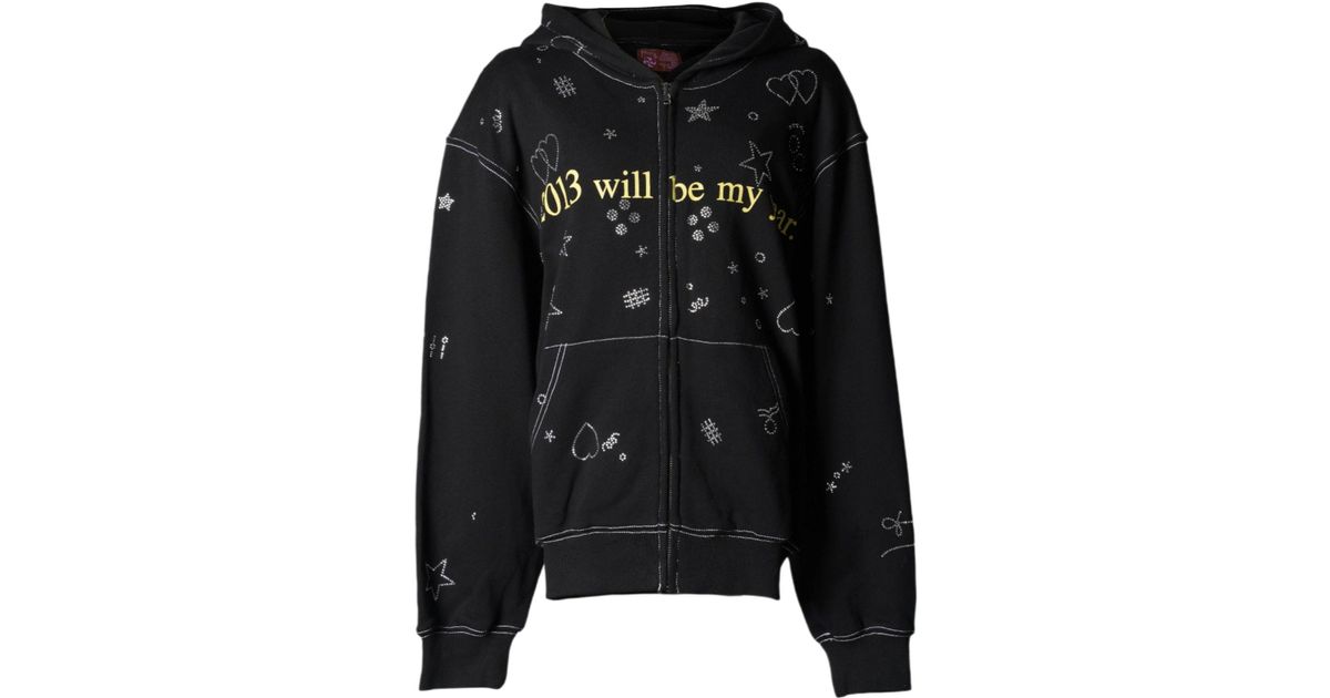 PRAYING '2013' Hoodie in Black | Lyst