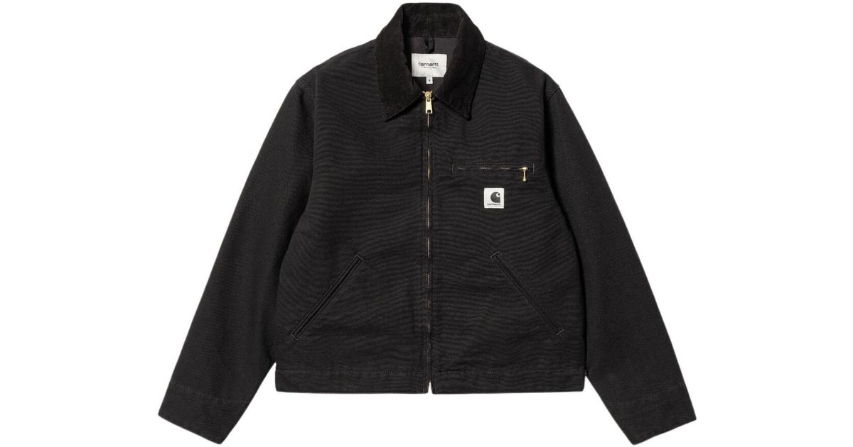 Up Jacket Carhartt Og Detroit Zip-Up Jacket in Black | Lyst UK
