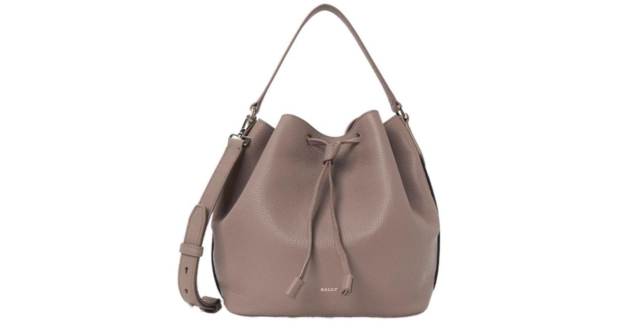 Bally Bucket Bag in Brown | Lyst