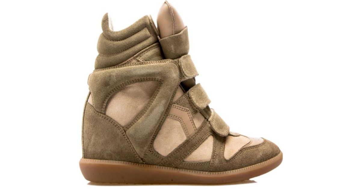 isabel marant heeled sneakers