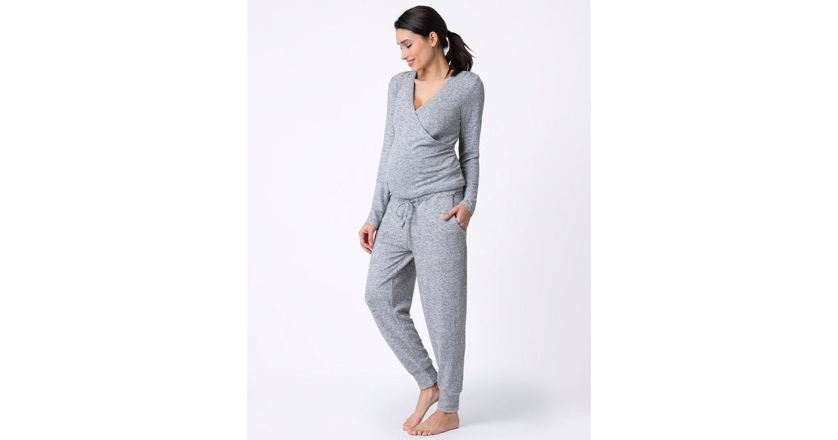 maternity lounge jumpsuit