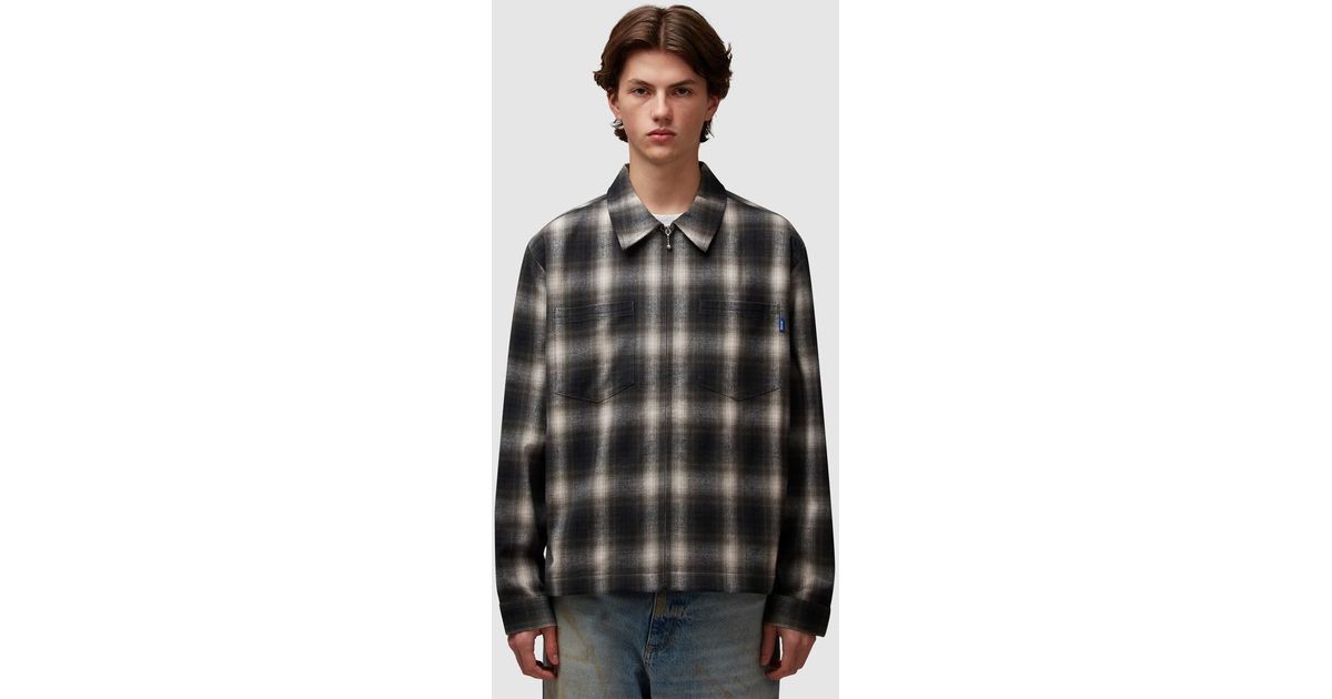 AWAKE NY Brushed Flannel Shirt And in Black for Men | Lyst UK