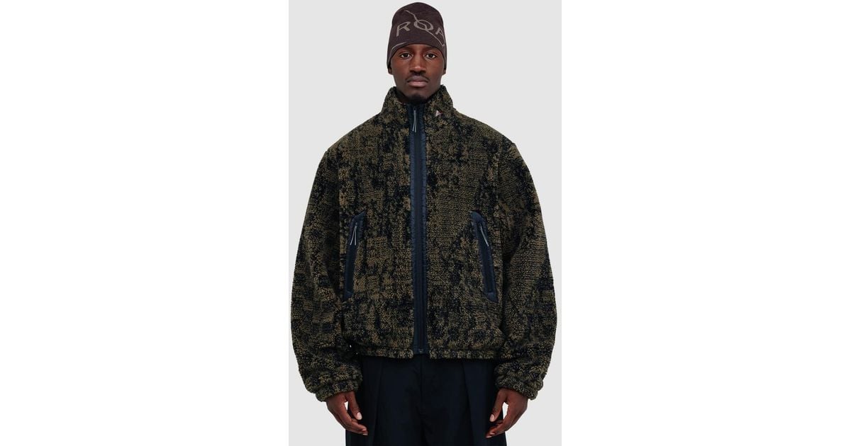 ROA Ewe Furry Jacket in Black for Men | Lyst Australia