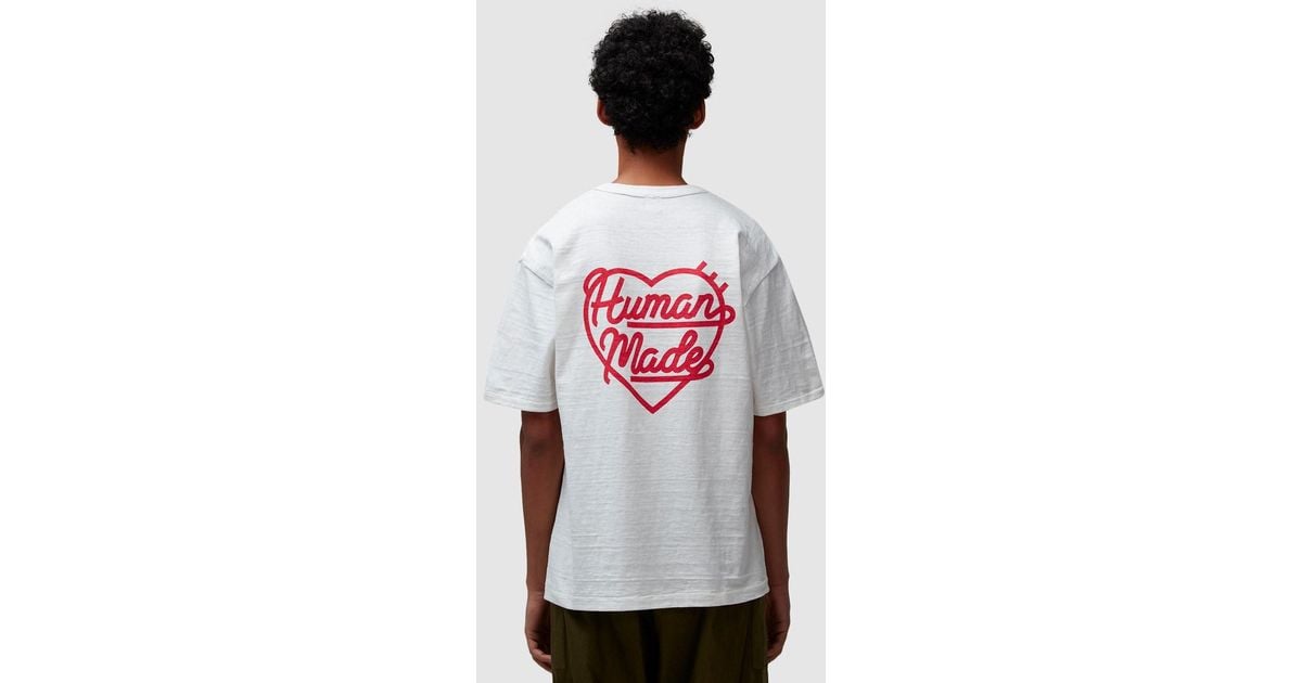 【Human Made】Heart Pocket T シャツ White★ソウルストア限定 HUMAN MADE RED HEART POCKET T-SHIRT WHITE