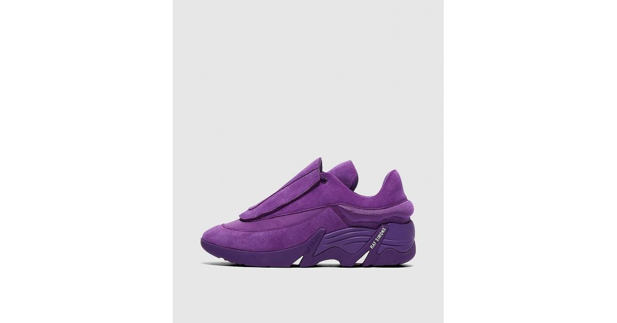 raf simons antei oversized suede runner