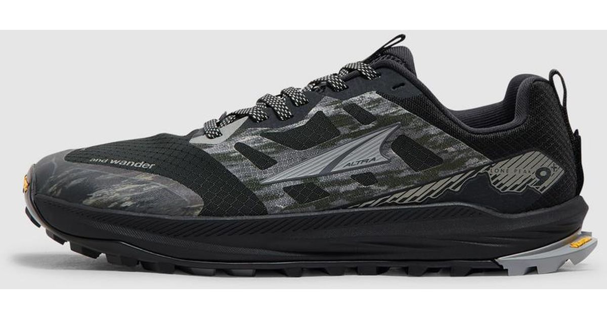 And Wander X Altra Lone Peak 9 Sneaker Dark In Black Lyst UK And Wander X Altra Lone Peak 9 Sneaker Dark In Black Lyst UK