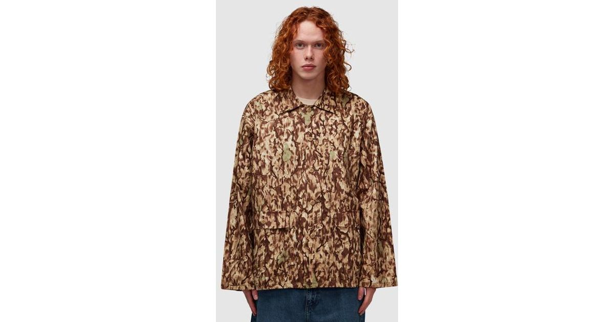 South2 West8 Hunting Shirt in Brown for Men | Lyst UK