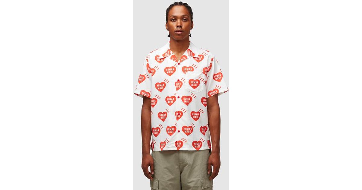 Human Made Heart Aloha Shirt in Red for Men | Lyst Canada